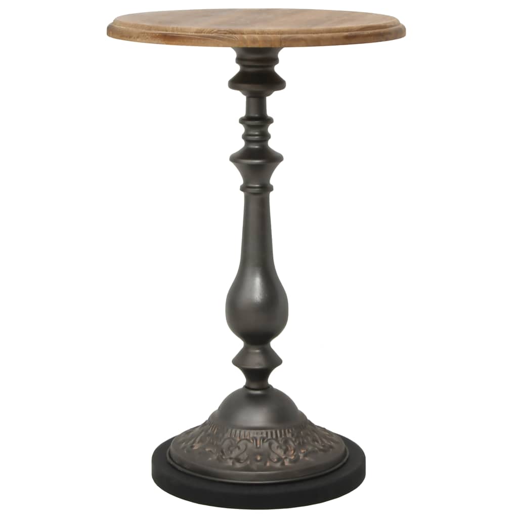 vidaXL barna tömör fenyő kisasztal 40 x 64 cm
