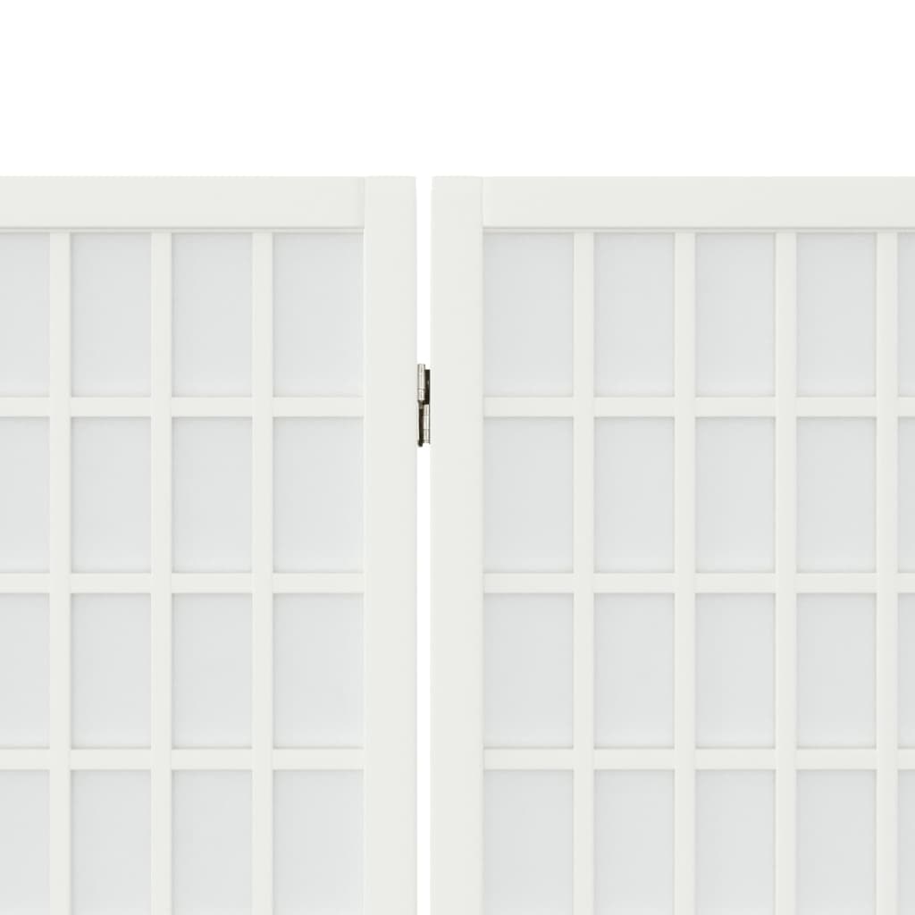 vidaXL 3-paneles fehér japán stílusú összecsukható paraván 120x170 cm