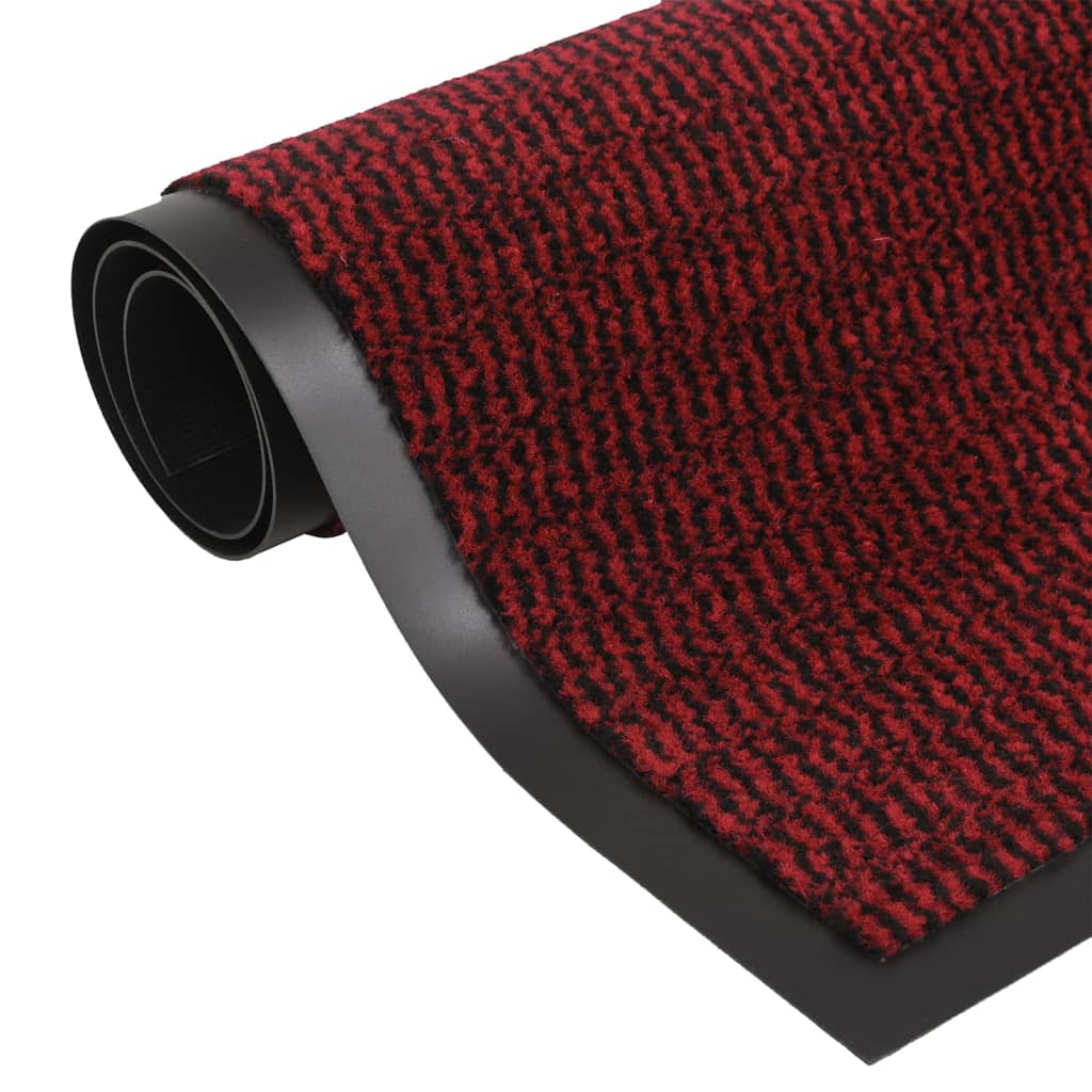 vidaXL piros tűzött lábtörlő 60 x 180 cm