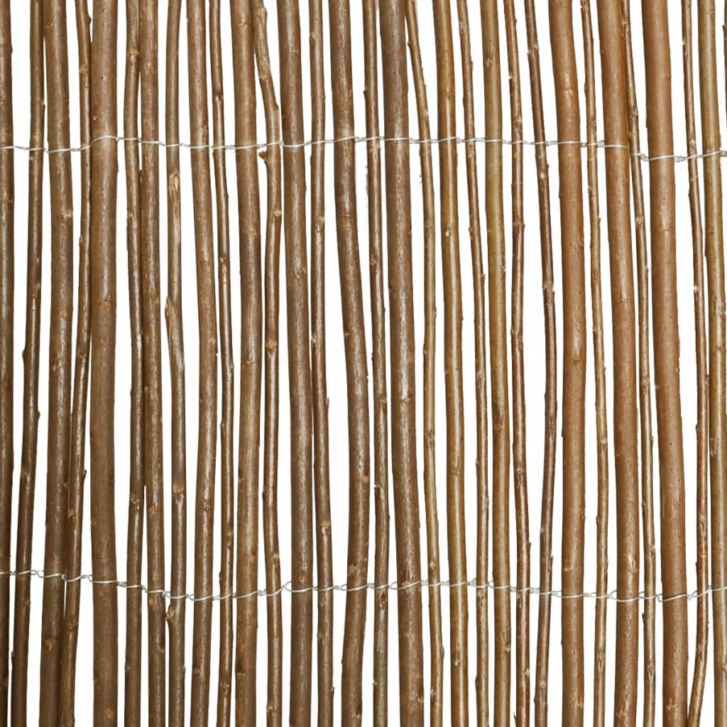 vidaXL fűzfa kerítés 500 x 100 cm
