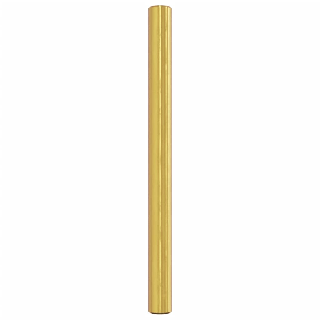 vidaXL 20 db aranyszínű rozsdamentes acél szekrényfogantyú 96 mm