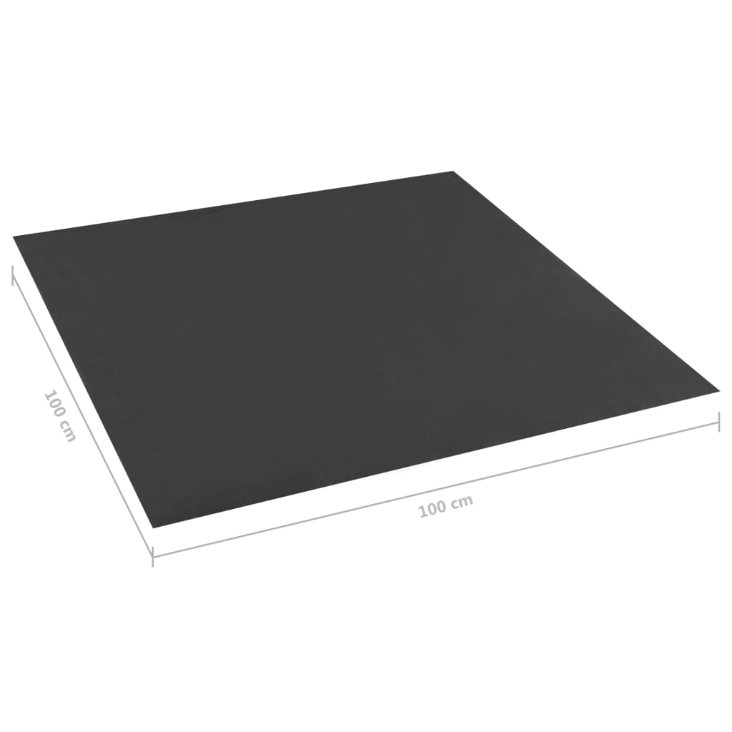 vidaXL fekete homokozó-alátét 100 x 100 cm