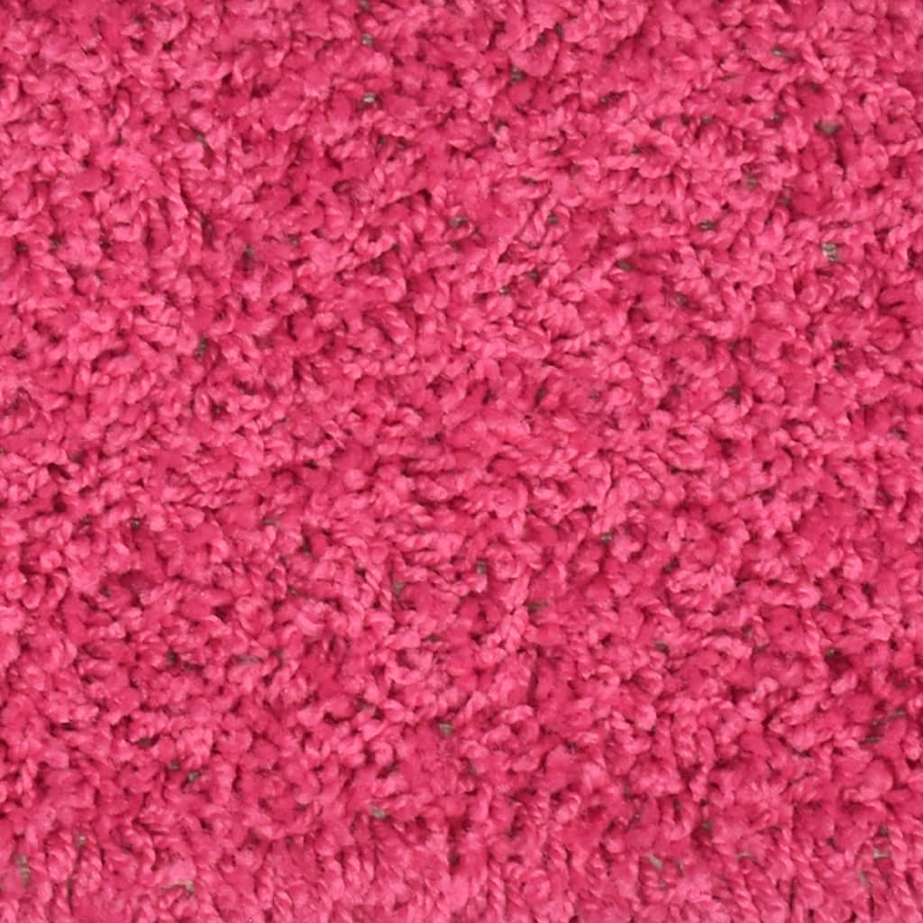 vidaXL 15 db rózsaszín lépcsőszőnyeg 56 x 17 x 3 cm