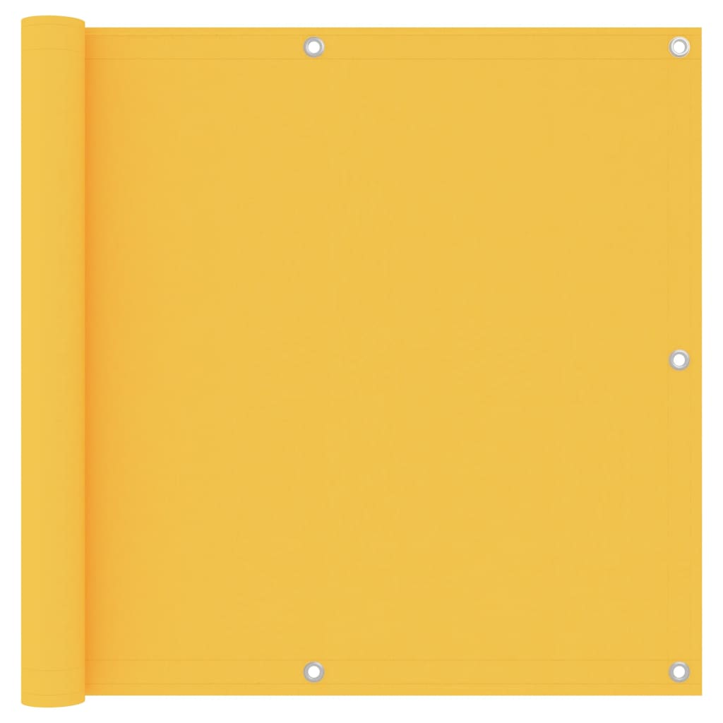 vidaXL sárga oxford-szövet erkélyparaván 90 x 300 cm