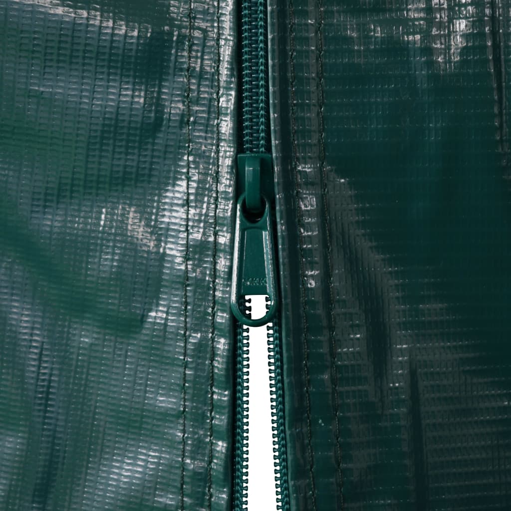 vidaXL zöld PVC sátorgarázs 1,6 x 2,4 m