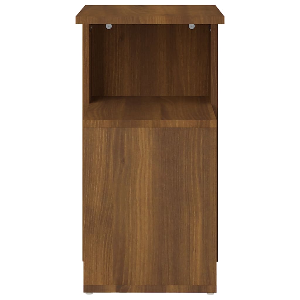 vidaXL barna tölgy színű szerelt fa kisasztal 36 x 30 x 56 cm