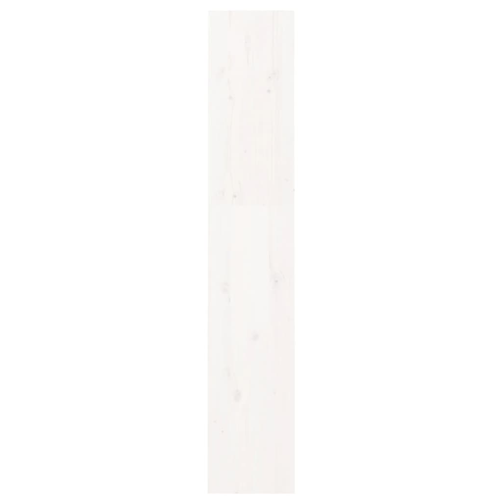 vidaXL fehér tömör fenyőfa könyvszekrény/térelválasztó 60x30x167,5 cm