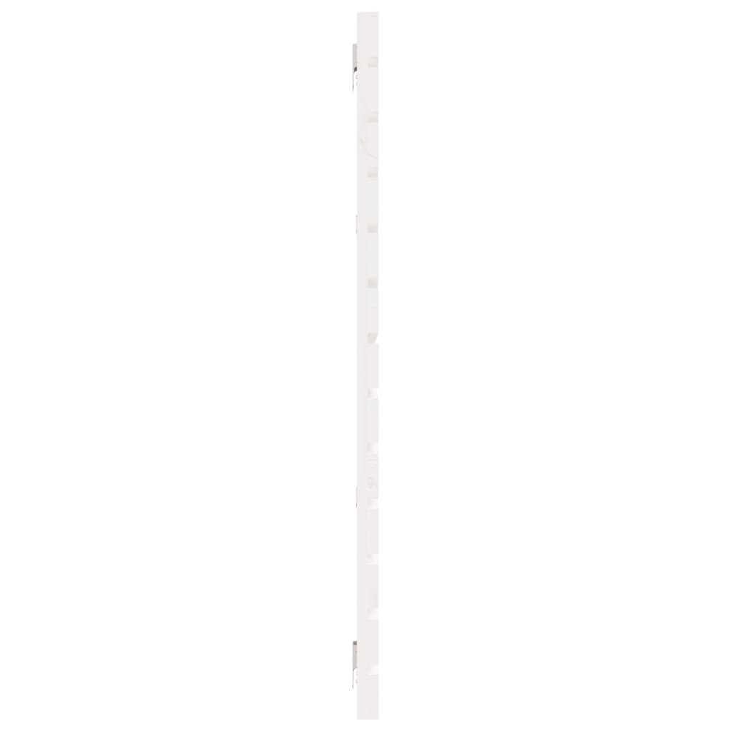 vidaXL fehér tömör fenyőfa fali fejtámla 206 x 3 x 91,5 cm