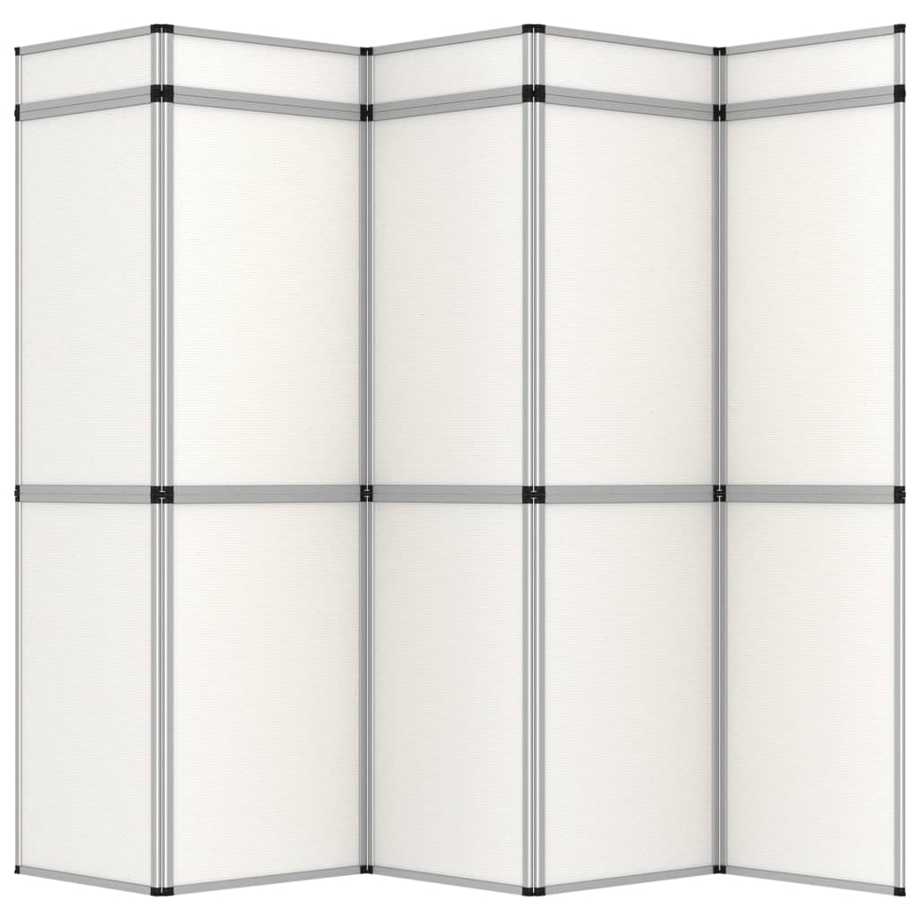 vidaxl fehér 15 paneles összecsukható kiállítófal 302 x 200 cm