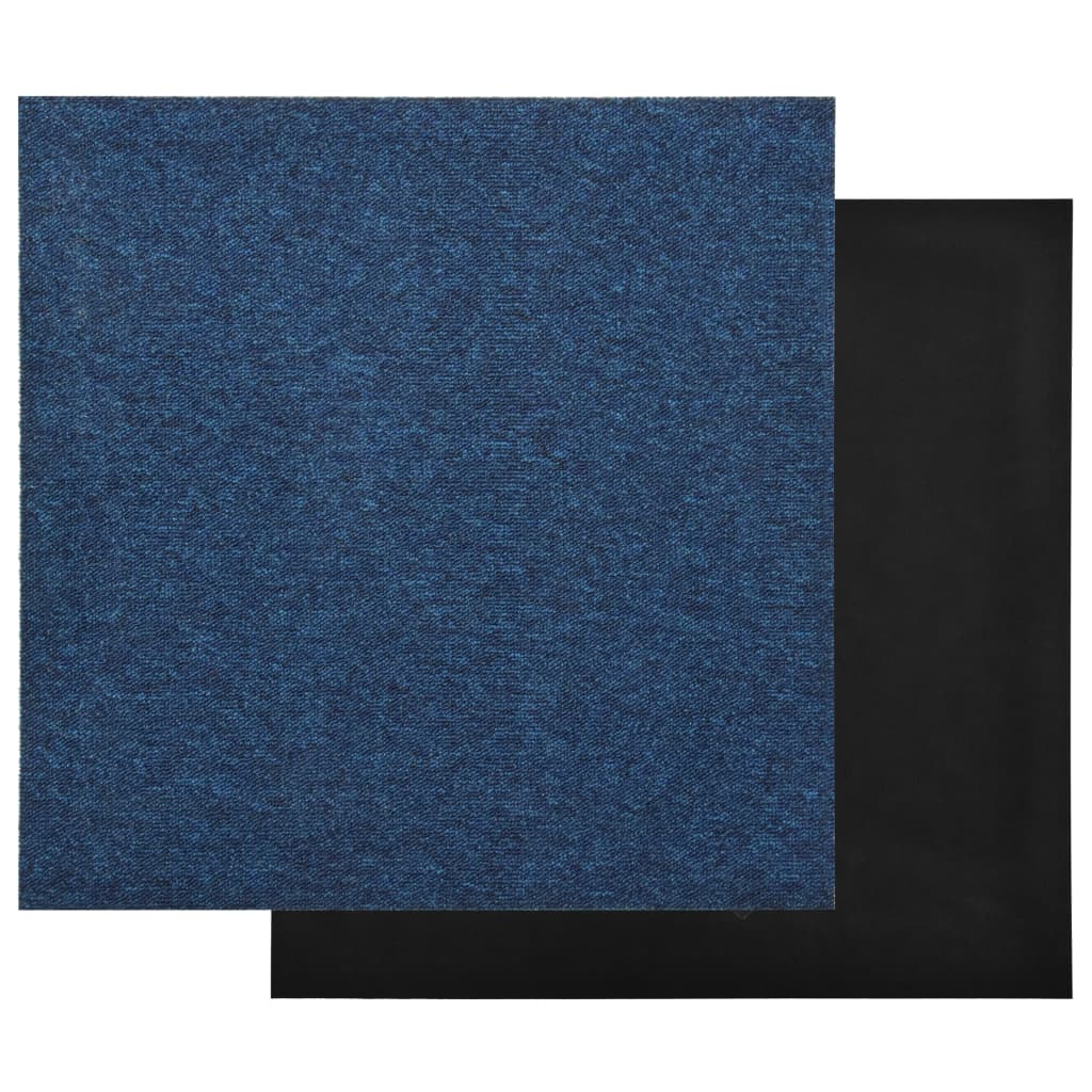 vidaXL 20 db sötétkék szőnyegpadlólap 5 m² 50 x 50 cm