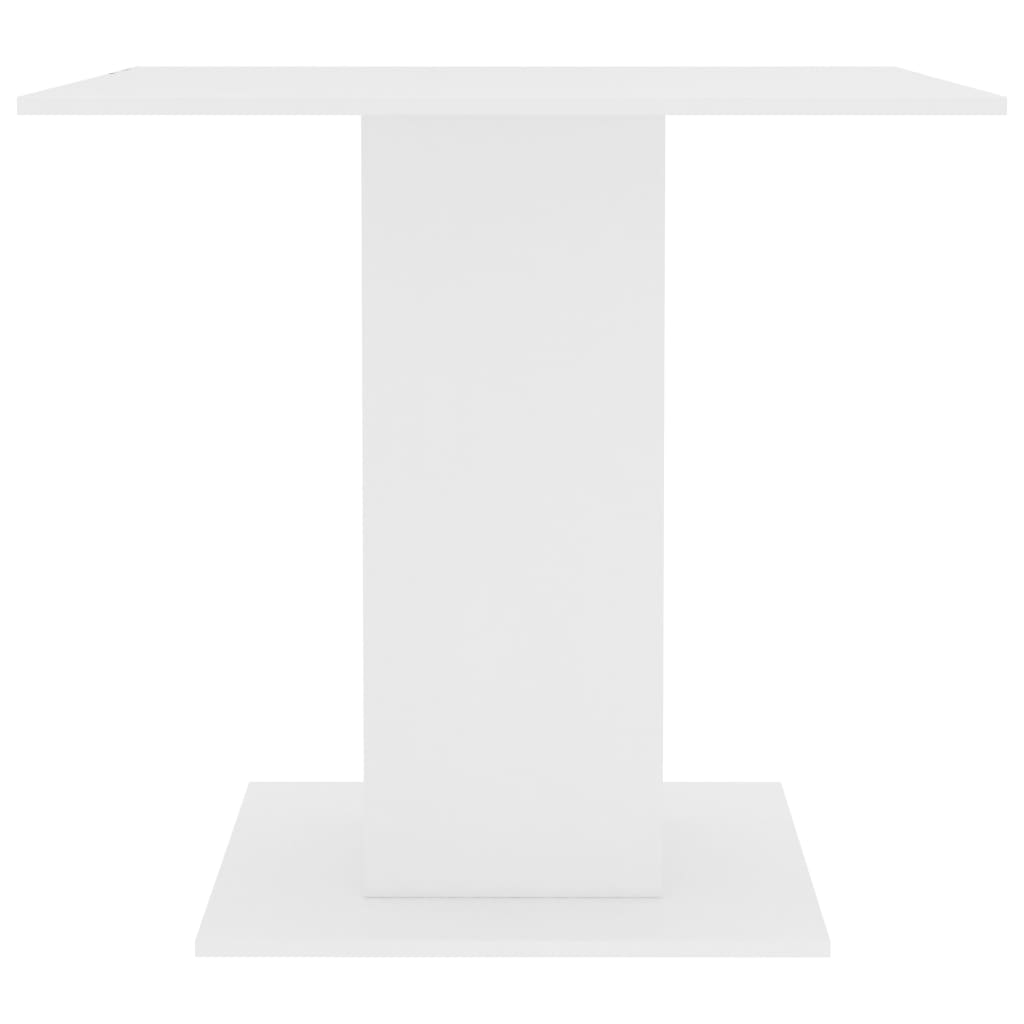 vidaXL fehér forgácslap étkezőasztal 80 x 80 x 75 cm