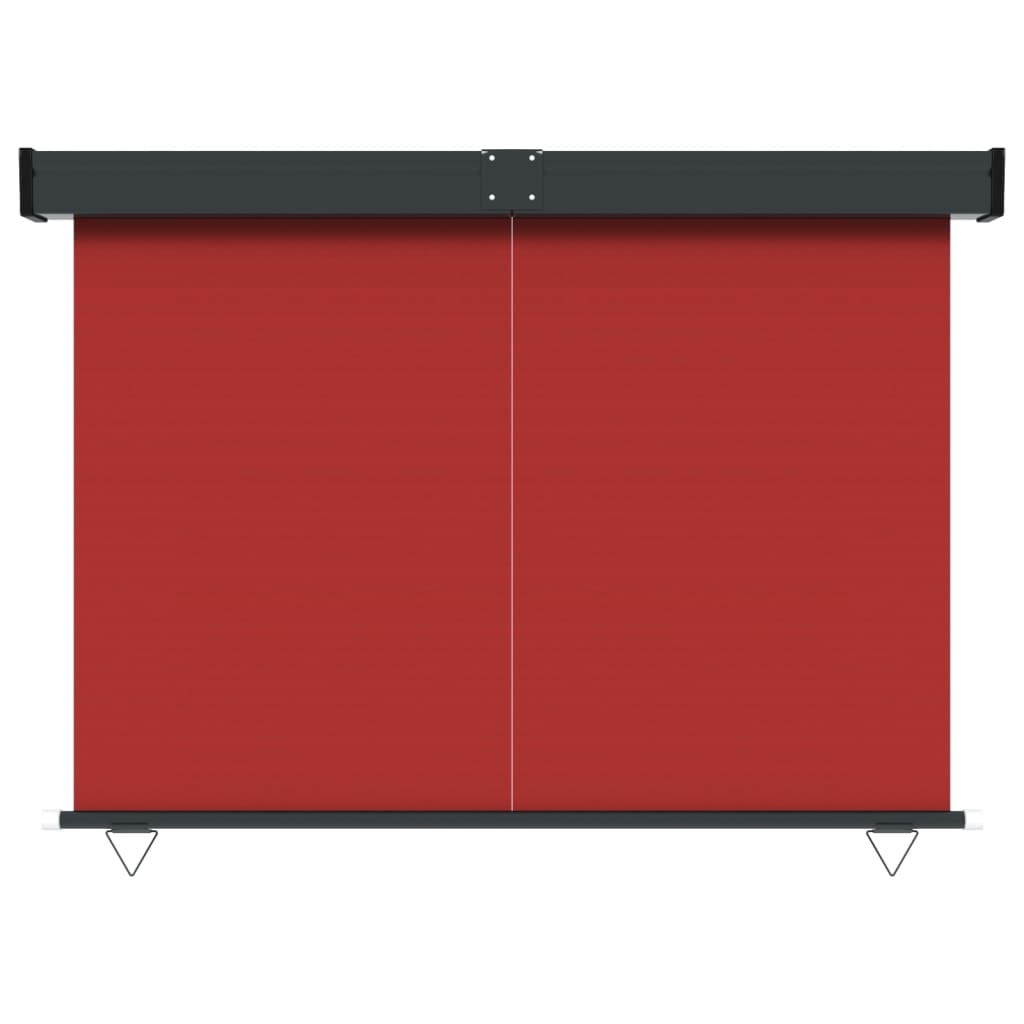 vidaXL piros oldalsó terasznapellenző 145 x 250 cm