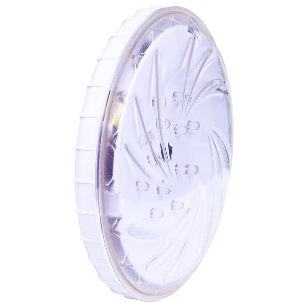 vidaXL fehér lemeríthető LED-es úszómedence-lámpa távirányítóval