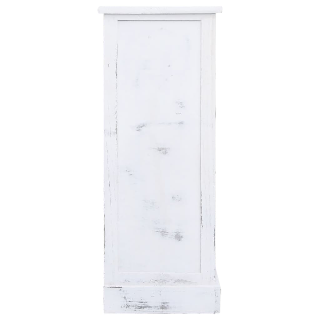 vidaXL fehér fa fiókos szekrény 60 x 30 x 75 cm
