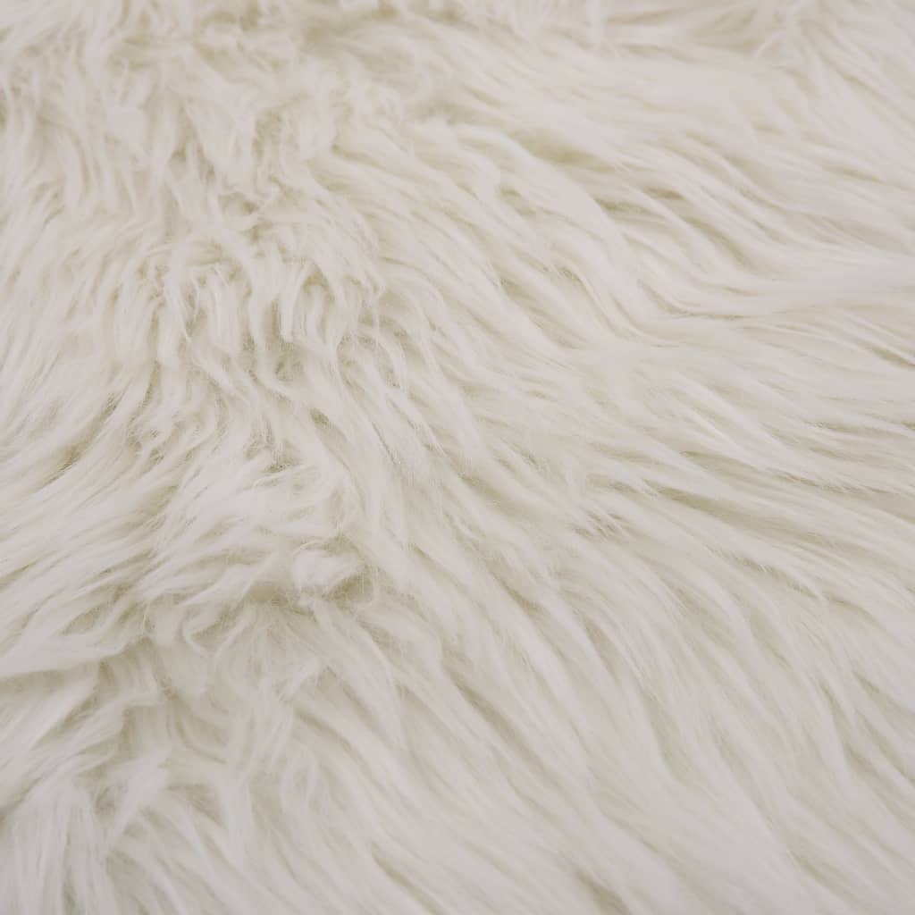 vidaXL fehér műbáránybőr szőnyeg 60 x 90 cm
