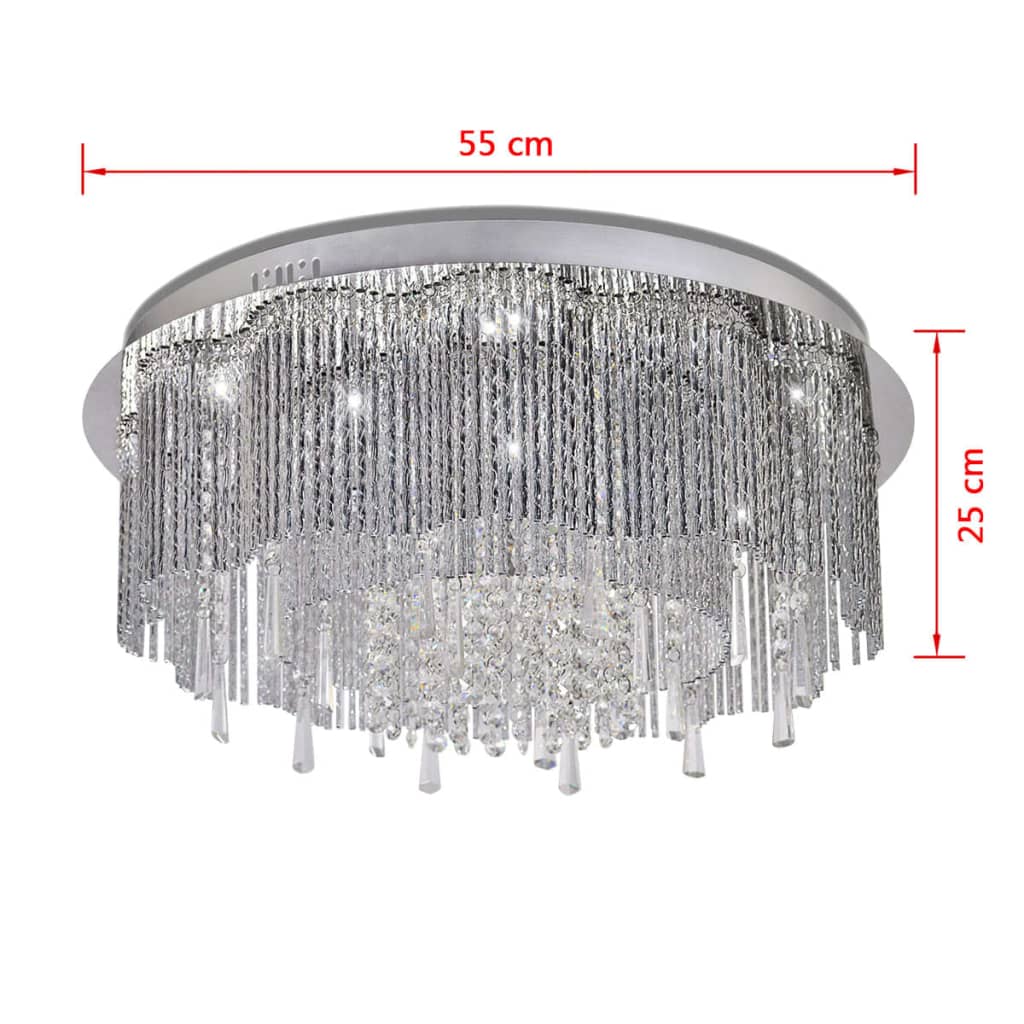 LED mennyezeti lámpa/ kristály csillár 55 cm (Átmérő)