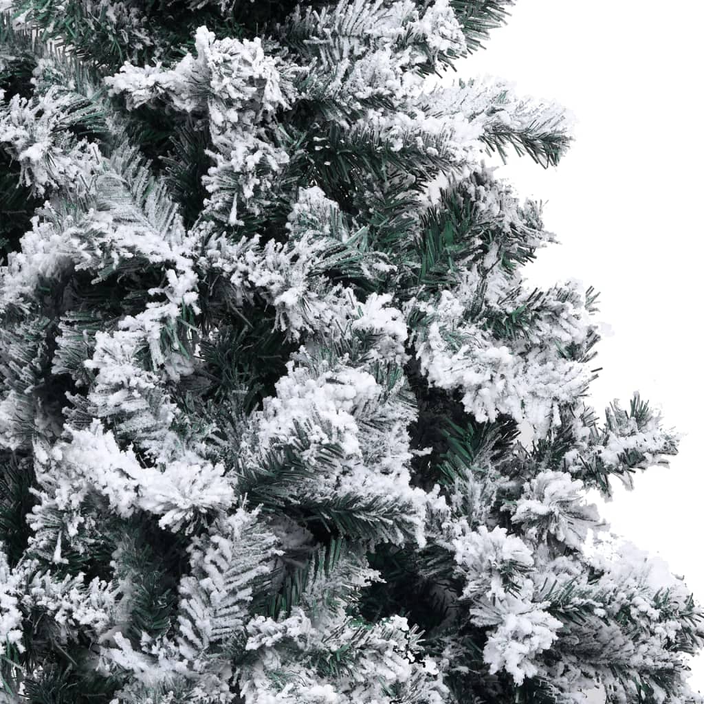 vidaXL zöld PVC megvilágított műkarácsonyfa gömb szettel 240 cm