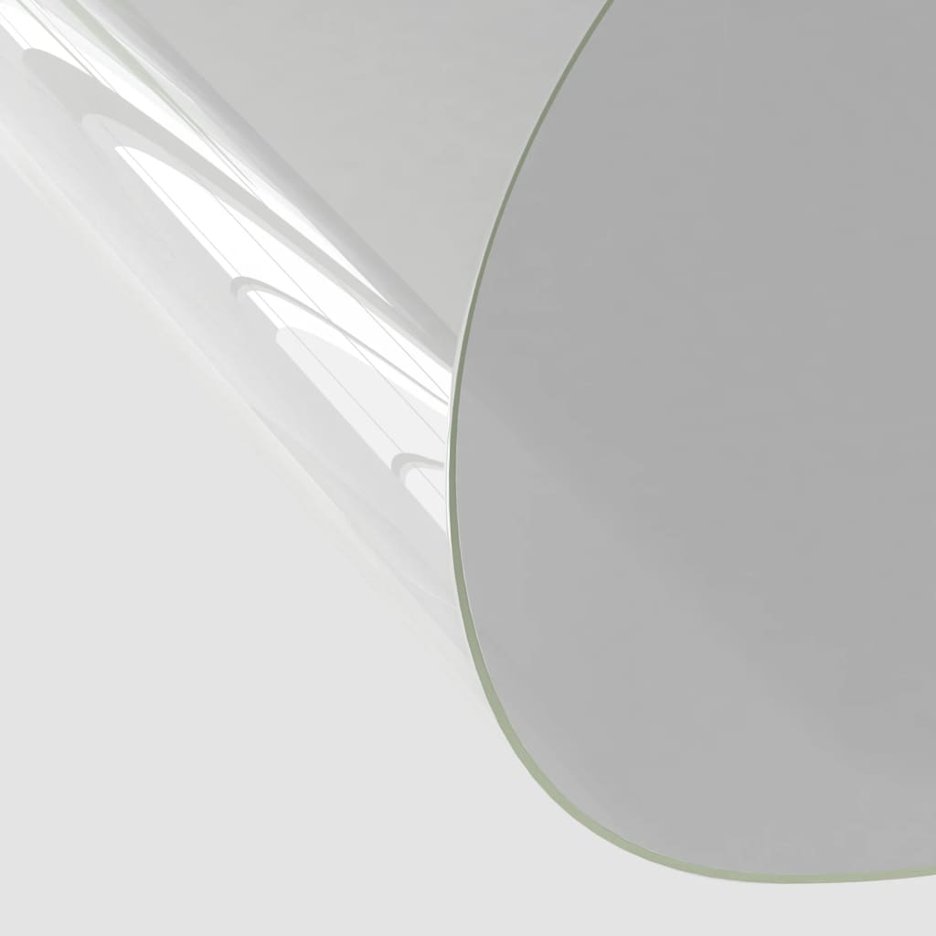 vidaXL átlátszó PVC védőabrosz Ø 110 cm 2 mm