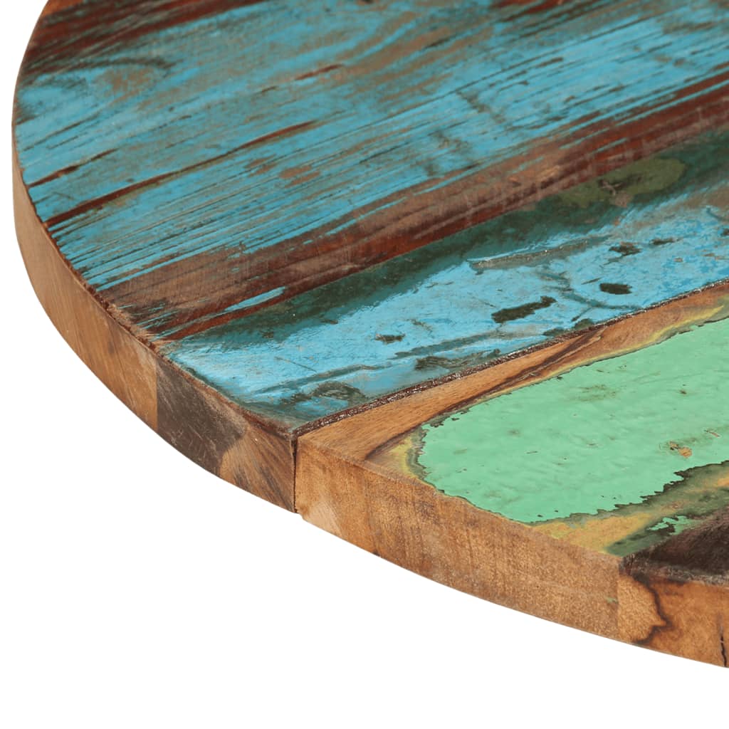 vidaXL kerek tömör újrahasznosított fa asztallap 60 cm 25-27 mm