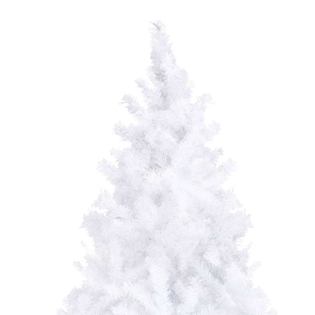 vidaXL fehér megvilágított műkarácsonyfa 300 cm