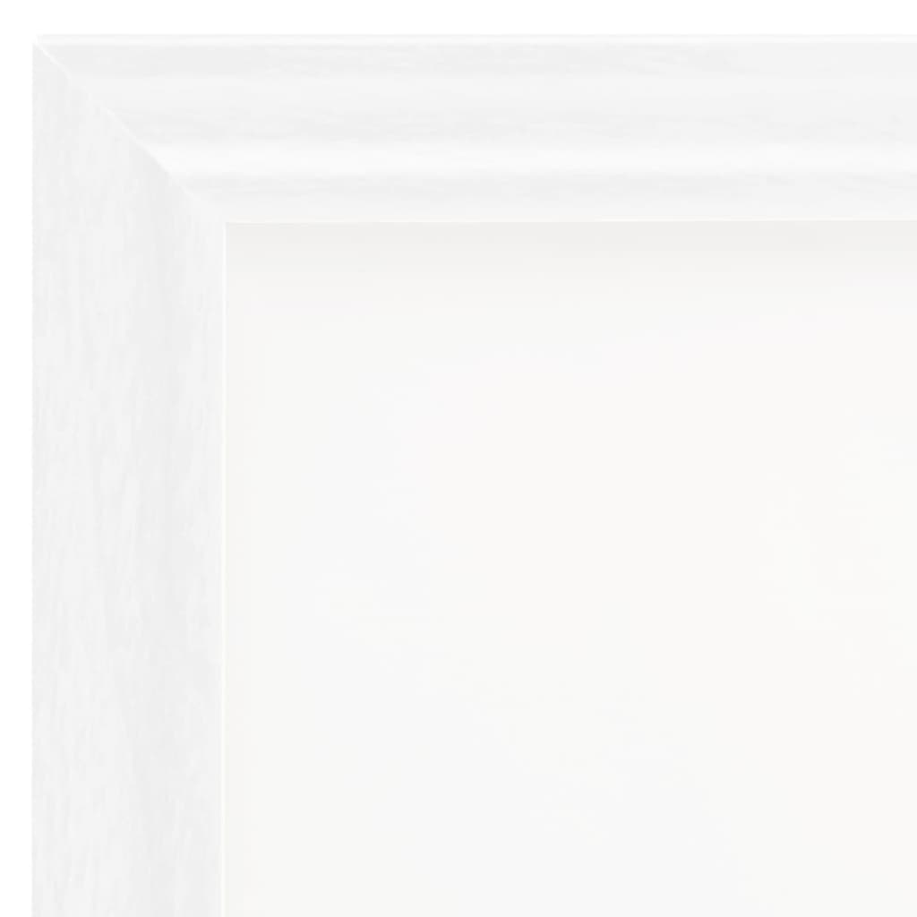 vidaXL 3 db fehér MDF asztali fényképkeret 21 x 29,7 cm