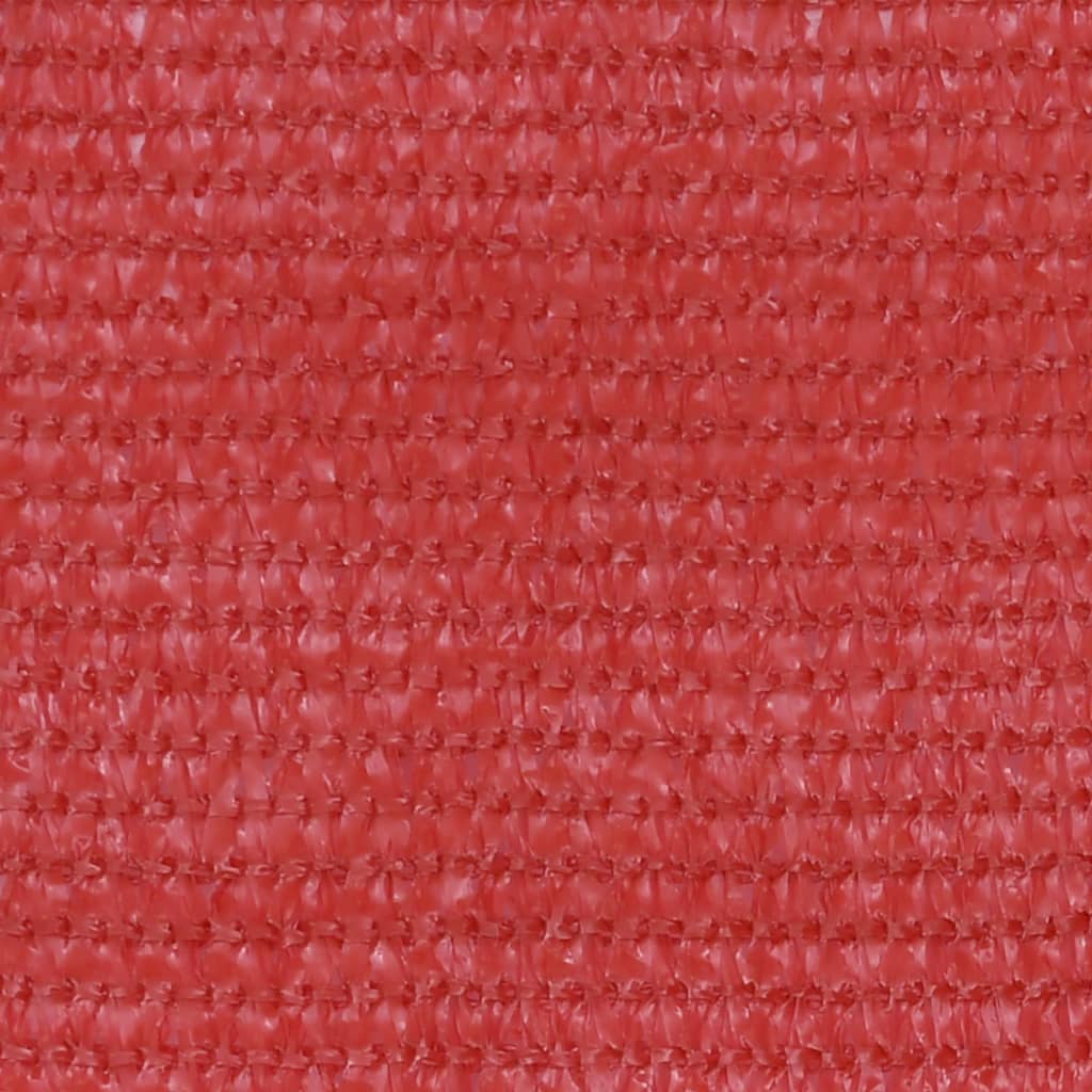 vidaXL piros HDPE erkélytakaró 120 x 400 cm
