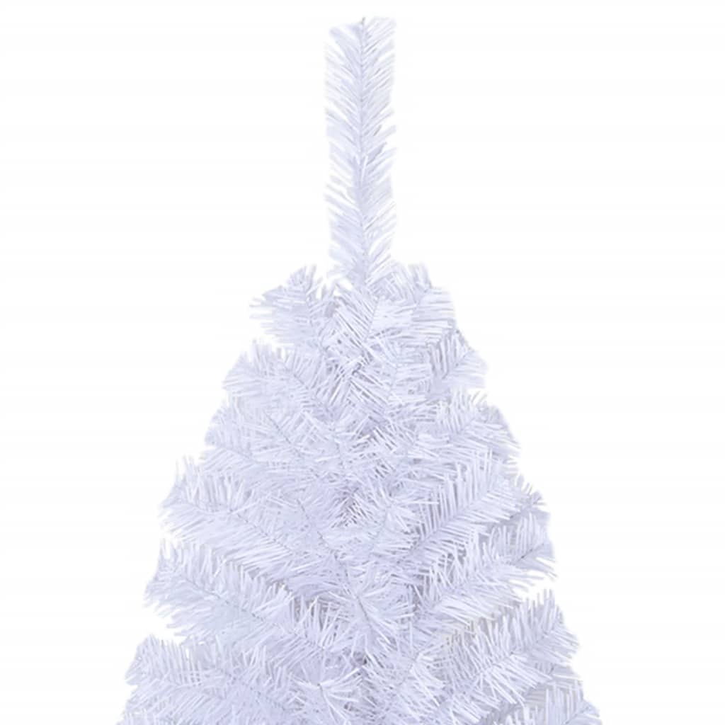 vidaXL fehér PVC műkarácsonyfa vastag ágakkal 120 cm