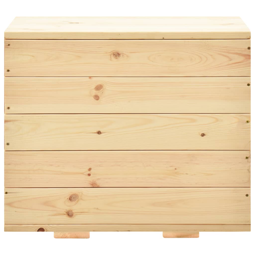 vidaXL tömör fenyőfa tárolóláda 60 x 54 x 50,7 cm