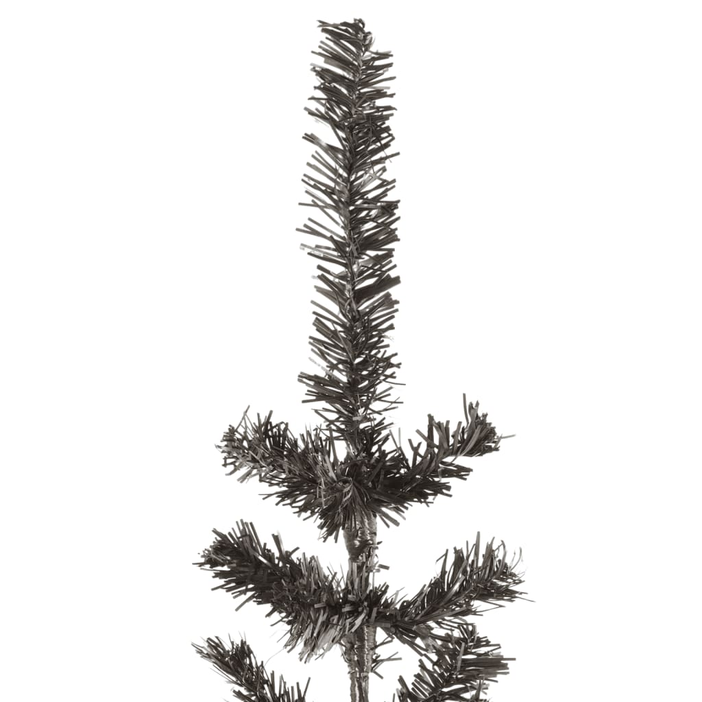 vidaXL fekete vékony karácsonyfa 240 cm