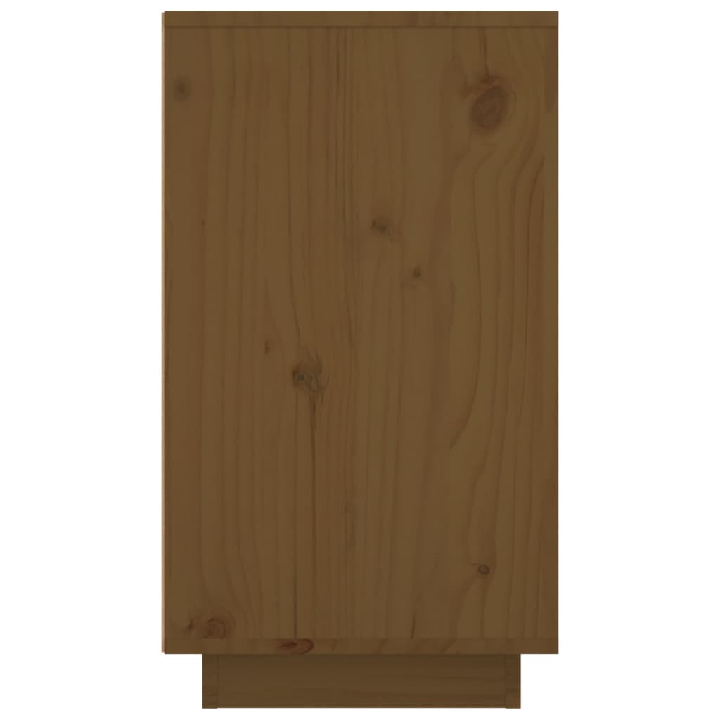 vidaXL mézbarna tömör fenyőfa borszekrény 23 x 34 x 61 cm