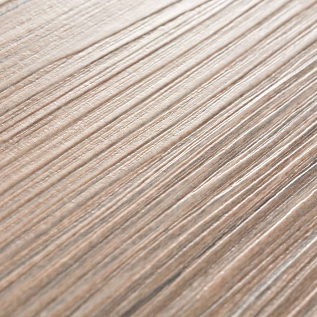 vidaXL barna tölgy nem öntapadó PVC padlóburkoló lapok 2 mm 5,26 m²