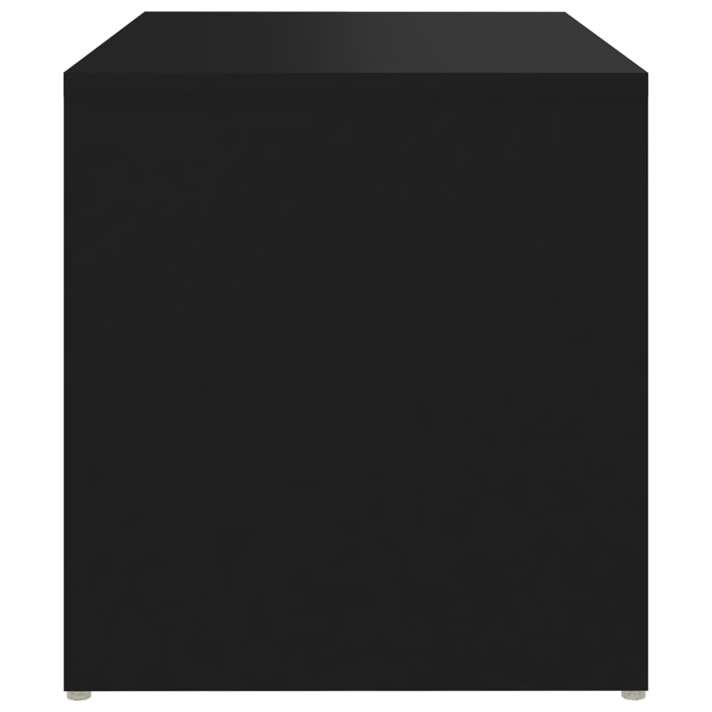 vidaXL fekete forgácslap kisasztal 59 x 36 x 38 cm