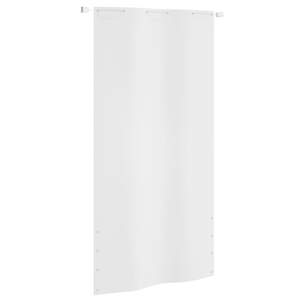 vidaXL fehér oxford-szövet erkélyparaván 120 x 240 cm