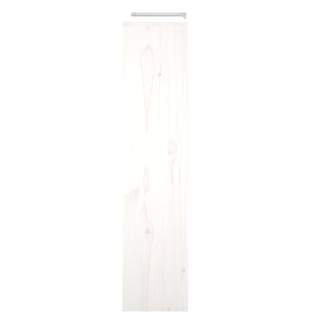 vidaXL fehér tömör fenyőfa radiátorburkolat 210x21x85 cm