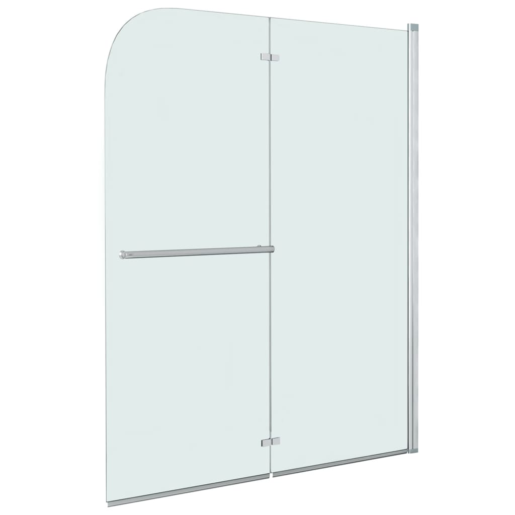 vidaXL ESG zuhanykabin 2 paneles összecsukható ajtóval 95 x 140 cm