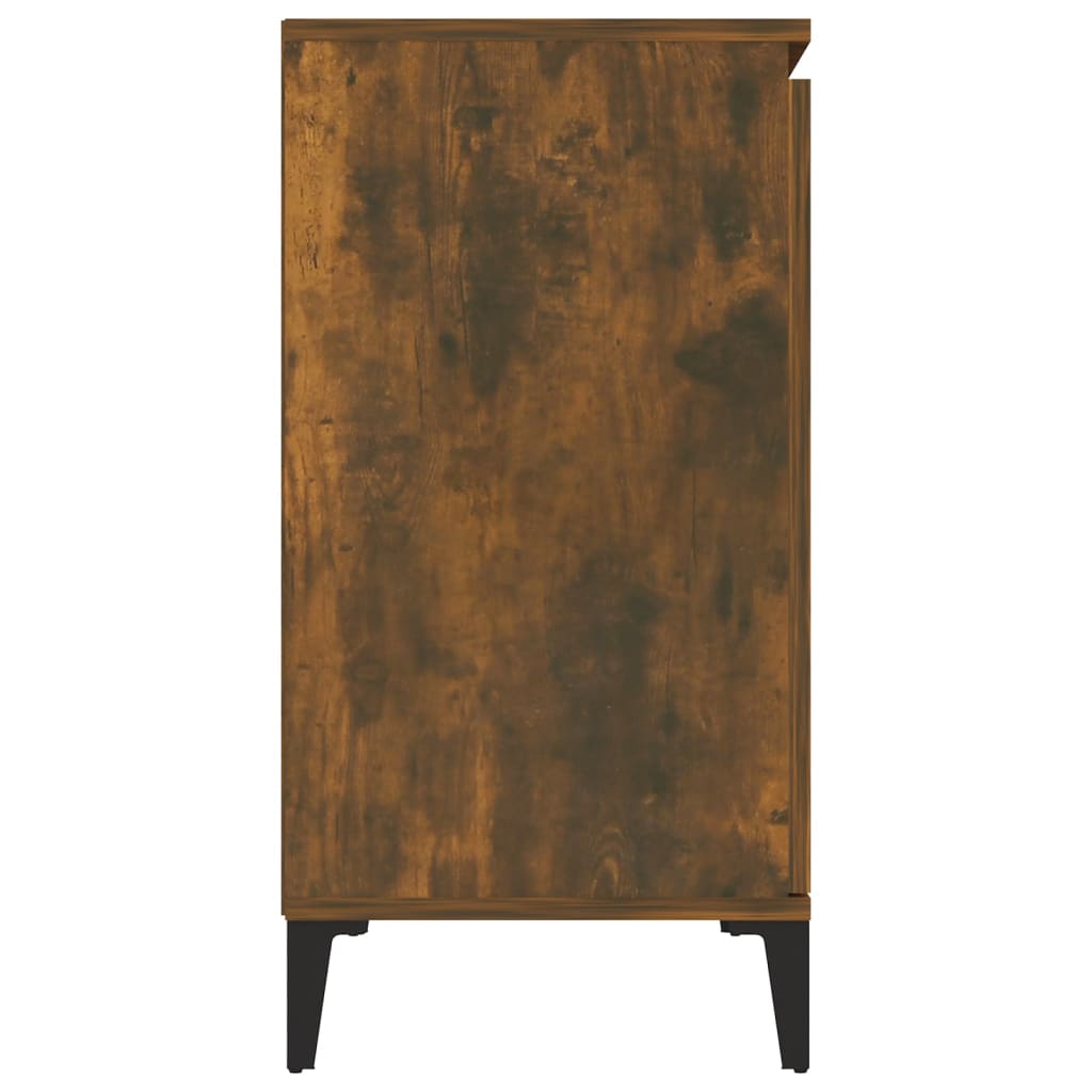 vidaXL füstös tölgy színű szerelt fa tálalószekrény 104 x 35 x 70 cm