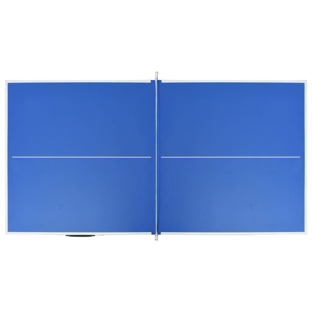vidaXL kék pingpongasztal hálóval 152 x 76 x 66 cm