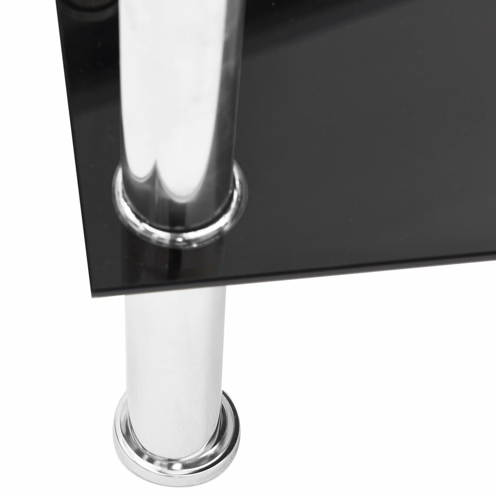 vidaXL átlátszó edzett üveg tálalóasztal 110 x 43 x 60 cm