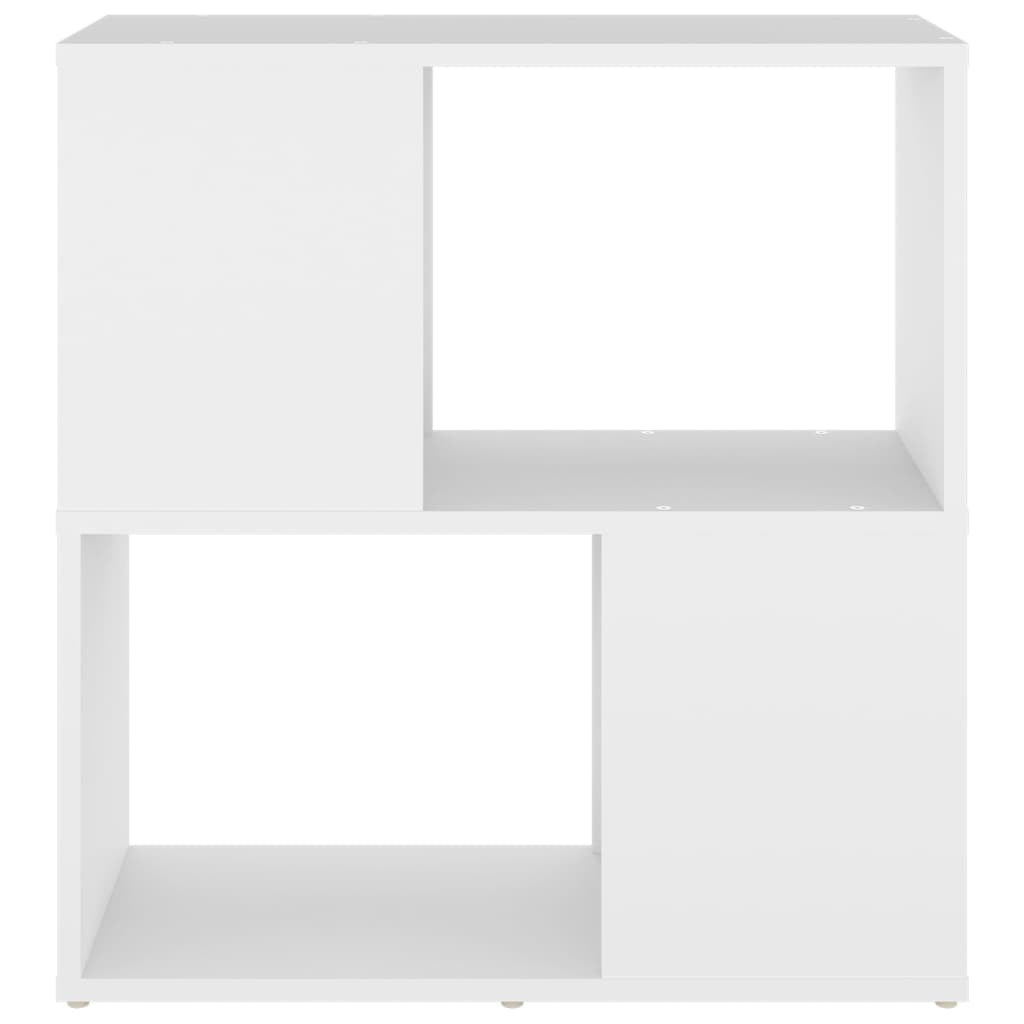 vidaXL fehér forgácslap könyvszekrény 60 x 24 x 63 cm