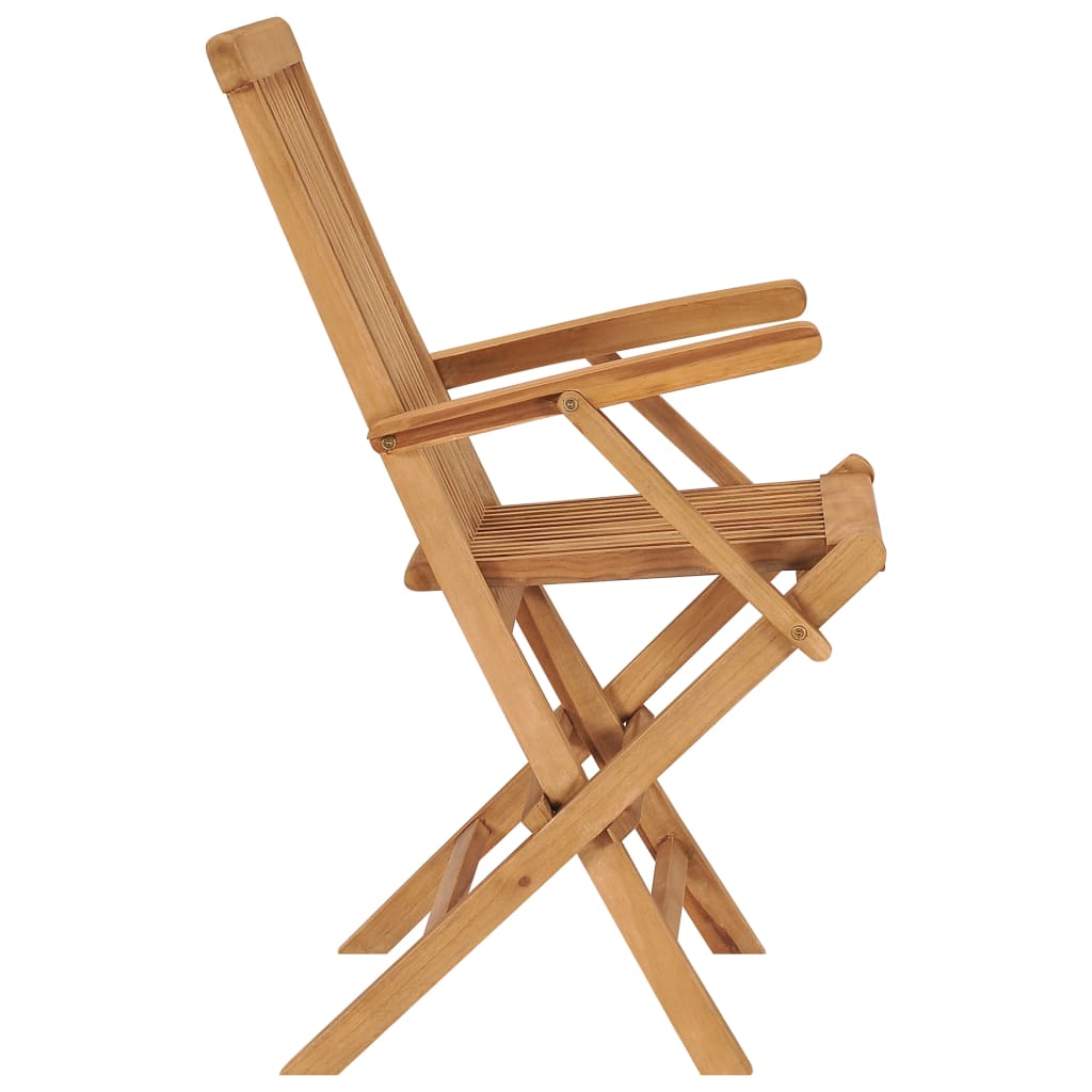 vidaXL 4 db tömör tíkfa kerti szék tópszínű párnákkal