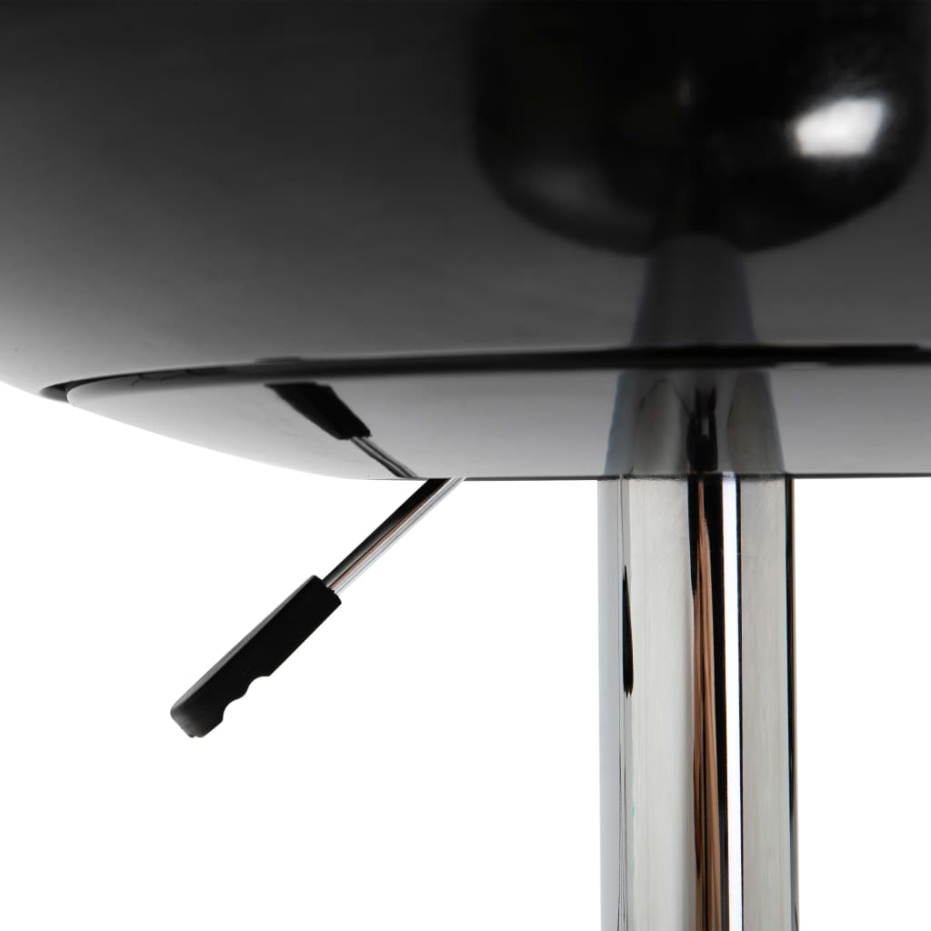 vidaXL fekete ABS bárasztal Ø60 cm