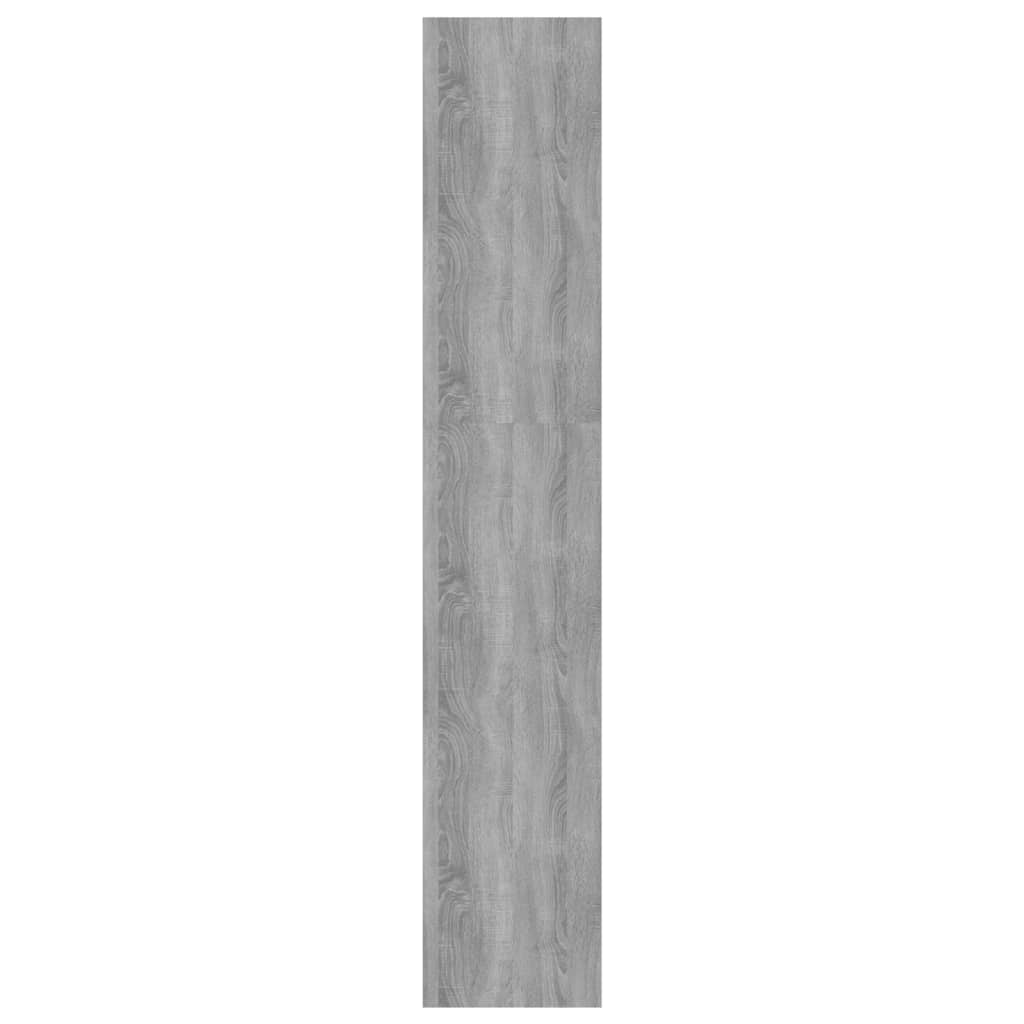 vidaXL betonszürke forgácslap könyvszekrény/térelválasztó 60x30x166 cm