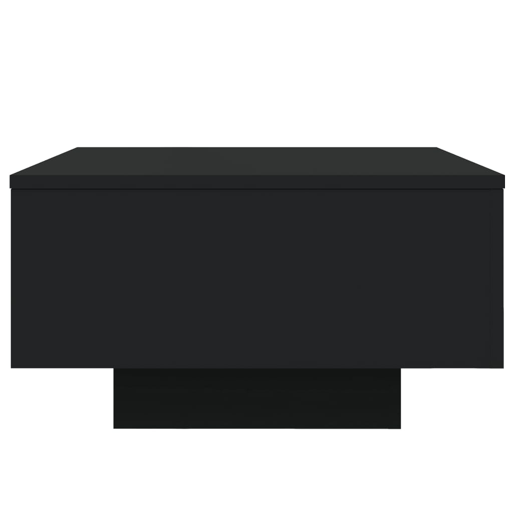 vidaXL fekete szerelt fa dohányzóasztal 55 x 55 x 31 cm