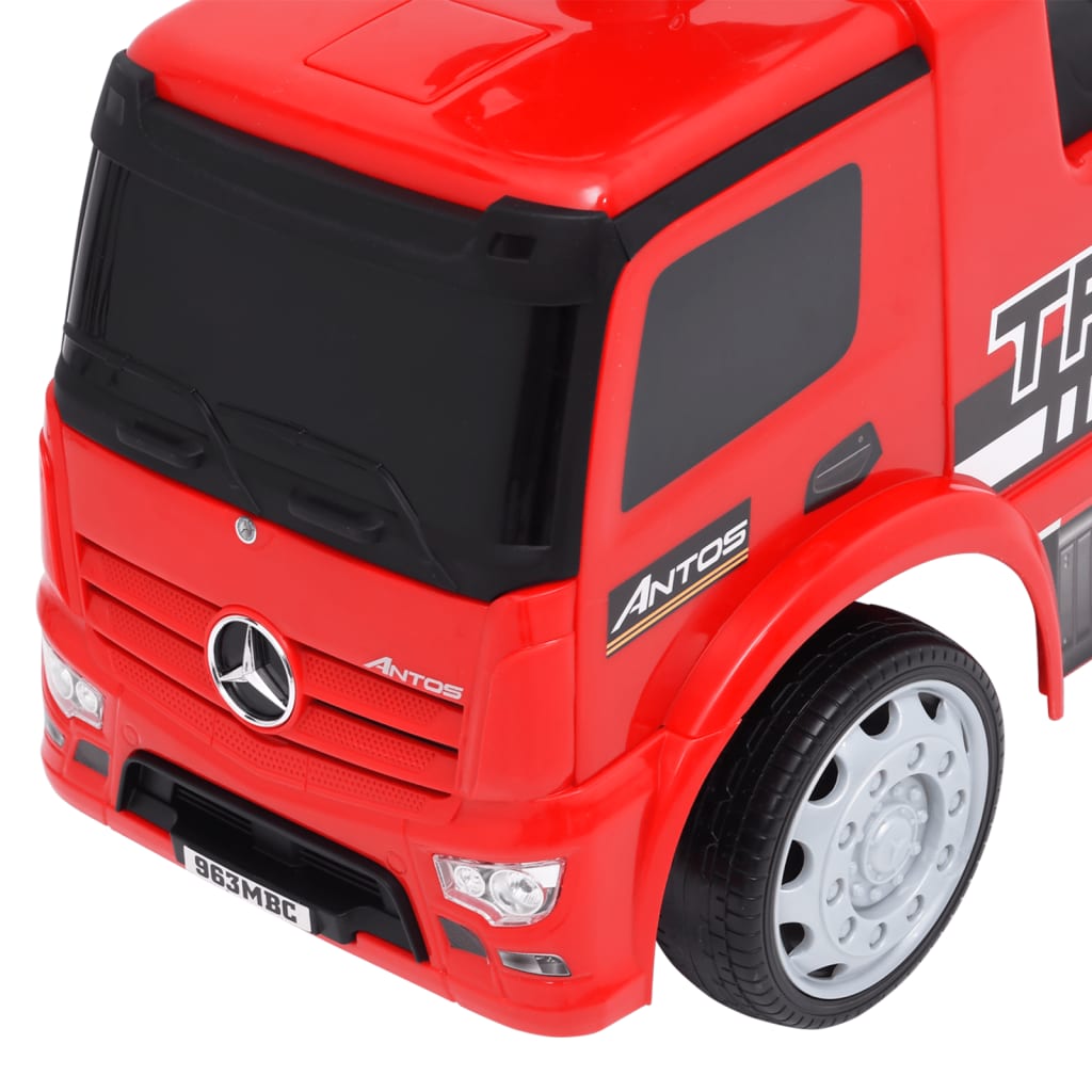 vidaXL piros Mercedes-Benz kamion pedálos autó