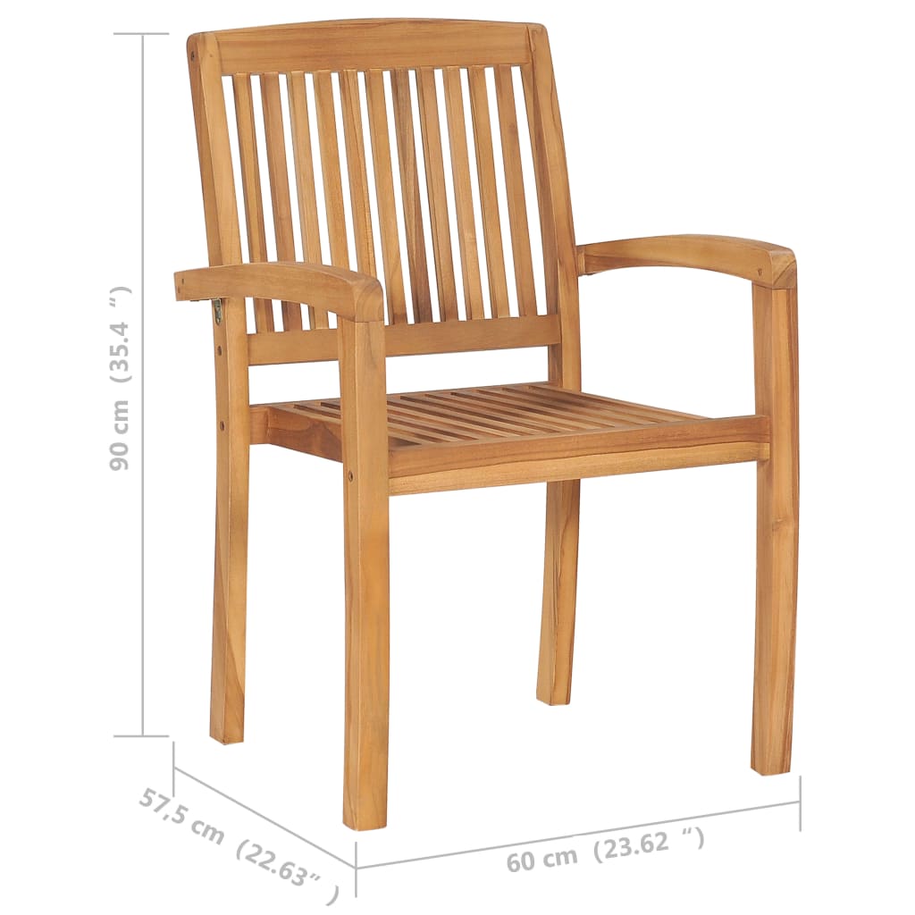 vidaXL 2 db tömör tíkfa kerti szék szürke párnákkal