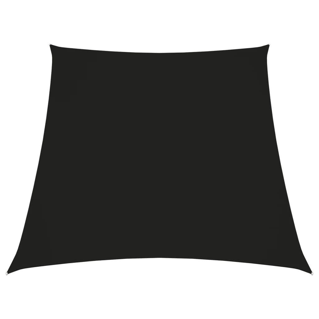 vidaXL fekete trapéz alakú oxford-szövet napvitorla 4/5 x 4 m