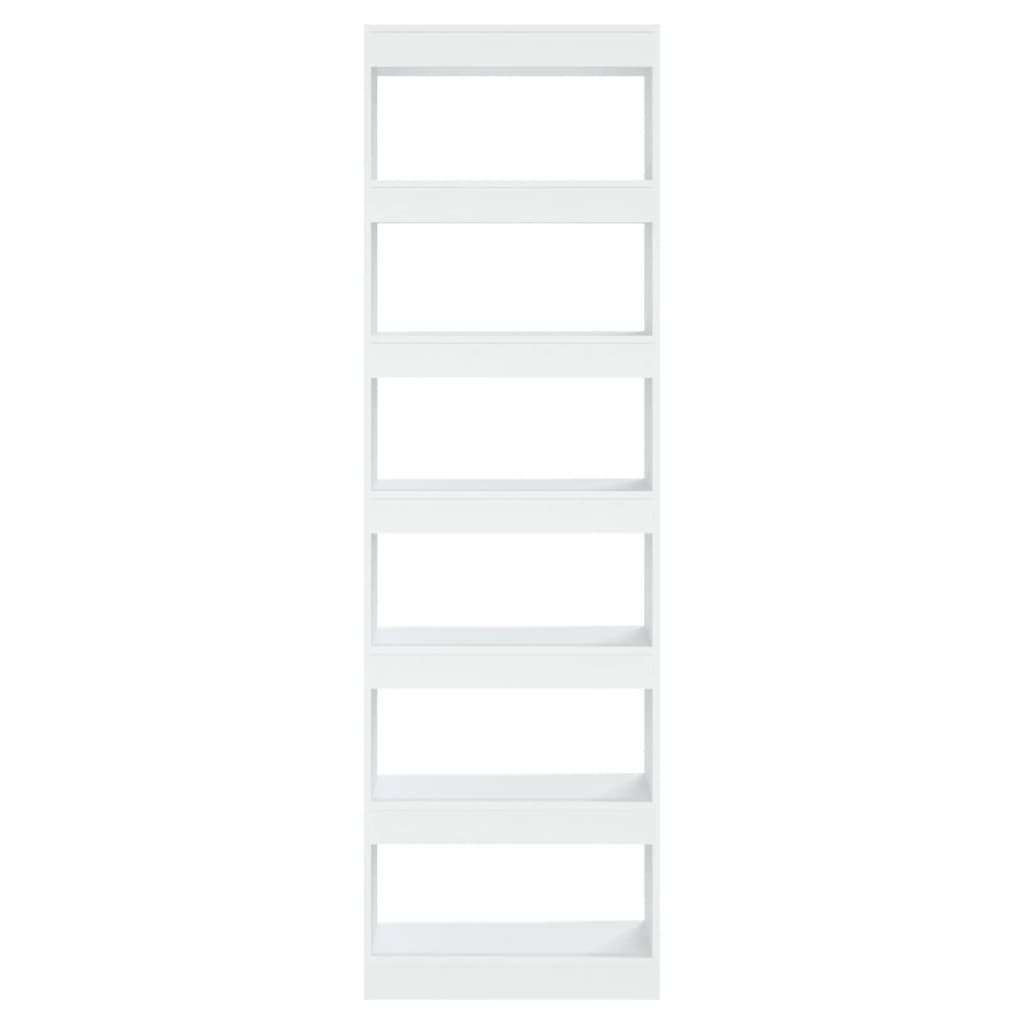 vidaXL fehér könyvszekrény/térelválasztó 60 x 30 x 198 cm