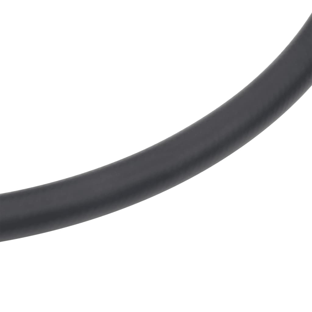 vidaXL fekete gumi és PVC hibrid légtömlő 0,6" 5 m
