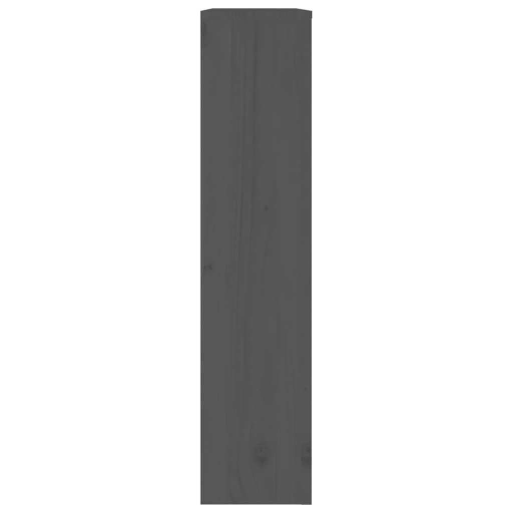 vidaXL szürke tömör fenyőfa radiátorburkolat 79,5 x 19 x 84 cm