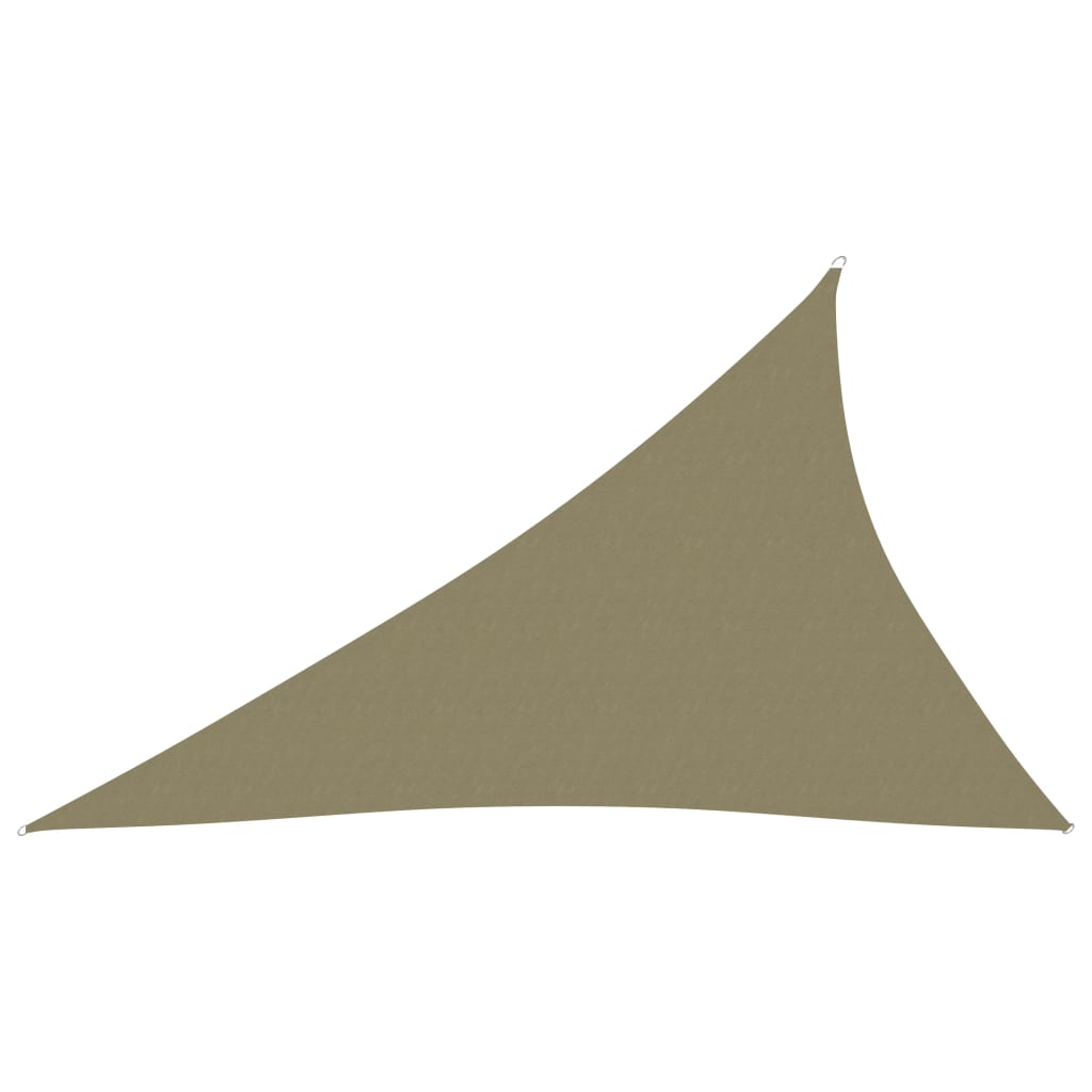 vidaXL bézs háromszögű oxford-szövet napvitorla 3 x 4 x 5 m